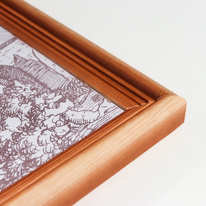 Фоторамка сосна с20 30х30 см (пластиковый экран)