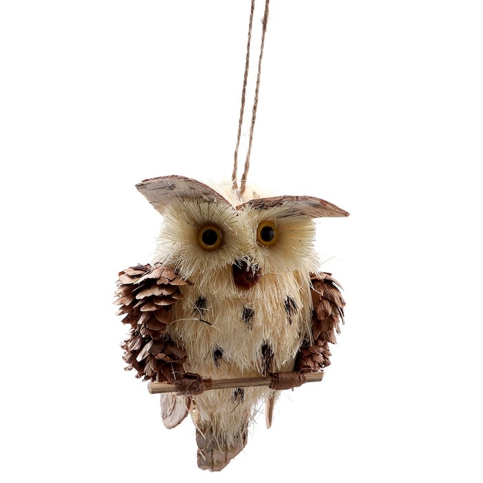 Декоративная подвеска «Сова на веточке», 7×7×11 см Декоративная подвеска «Сова на веточке», 7×7×11 см