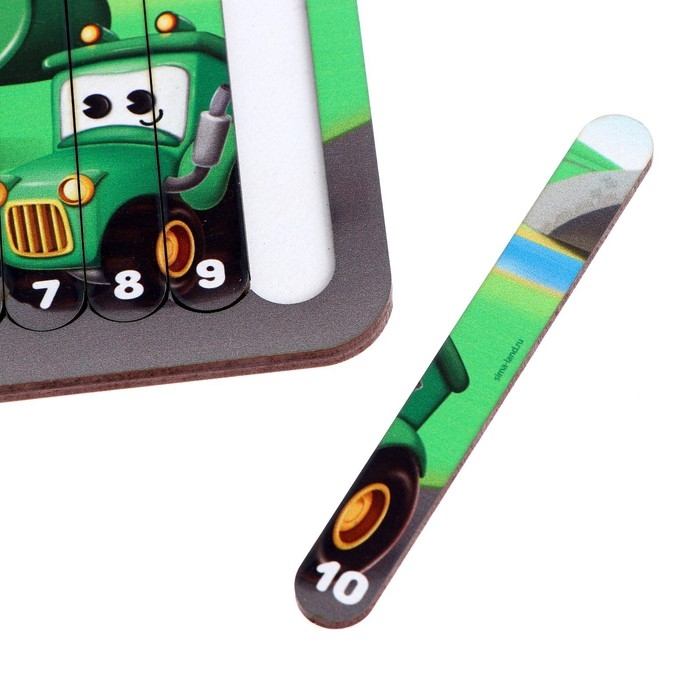 Логический пазл «Машинки-помощники» Логический пазл «Машинки-помощники»