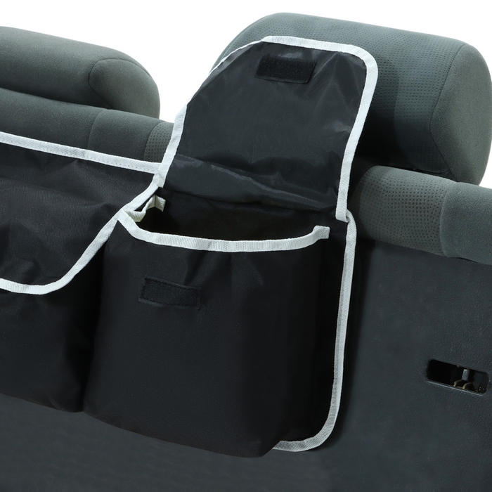 Органайзер в багажник автомобиля, ткань оксфорд, 90×25×12 см, черный Органайзер в багажник автомобиля, ткань оксфорд, 90×25×12 см, черный