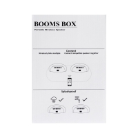 Портативная колонка Boomsbox, 20 Вт, 1200 мАч. BT5.0, micro SD, синяя