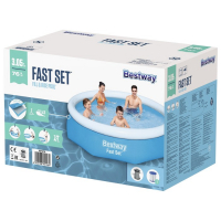 Бассейн надувной Fast Set, 305 х 76 см, фильтр-насос, от 6 лет, 57270 Bestway