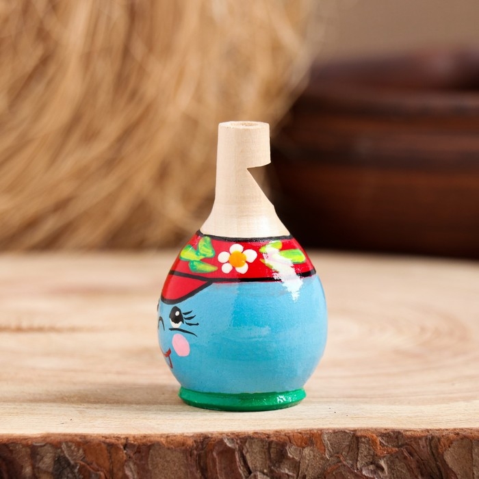 Свистулька «Колобок», 4×6 см, микс, ручная роспись Свистулька «Колобок», 4×6 см, микс, ручная роспись