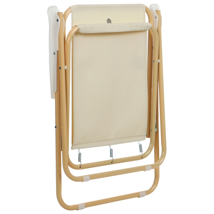 Кресло складное, 47 х 52 х 75 см, до 100 кг, цвет бежевый Кресло складное, 47 х 52 х 75 см, до 100 кг, цвет бежевый