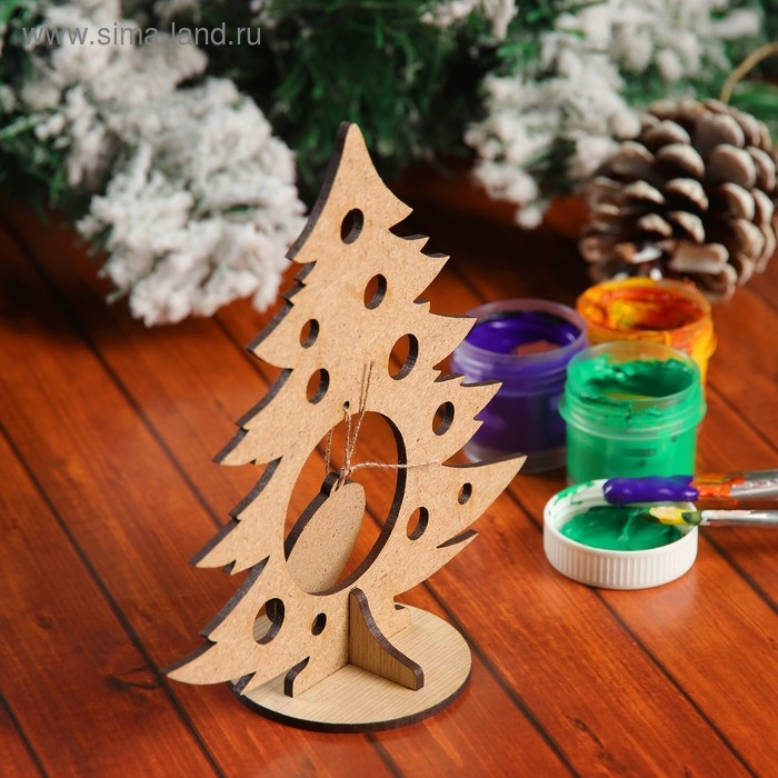 Сувенир «Елочка со снежинкой» на подставке Сувенир «Елочка со снежинкой» на подставке