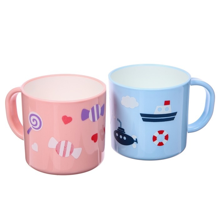 Кружка детская 200 мл., цвет МИКС Кружка детская 200 мл., цвет МИКС