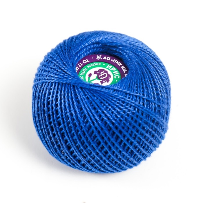 Нитки вязальные Нитки вязальные "Ирис" 150м/25гр 100% мерсеризованный хлопок цвет 2411