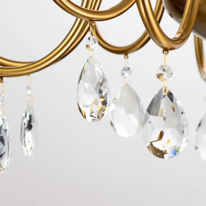 Люстра Люстра "Антер" 12х40Вт Е14 латунь 75х75х50 см BayerLux