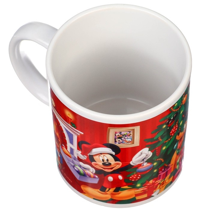 Кружка керамическая Кружка керамическая "С Новым годом!" 320 мл, Микки Маус