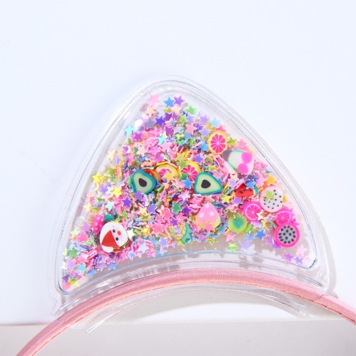 Ободок для волос с шейкером «Весь мир у твоих ног» 13,5 х 15 см Ободок для волос с шейкером «Весь мир у твоих ног» 13,5 х 15 см