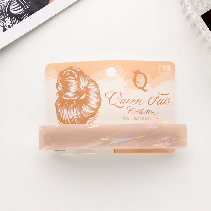 Заколка-автомат для волос Заколка-автомат для волос "Глория" переливы, 11 см, микс