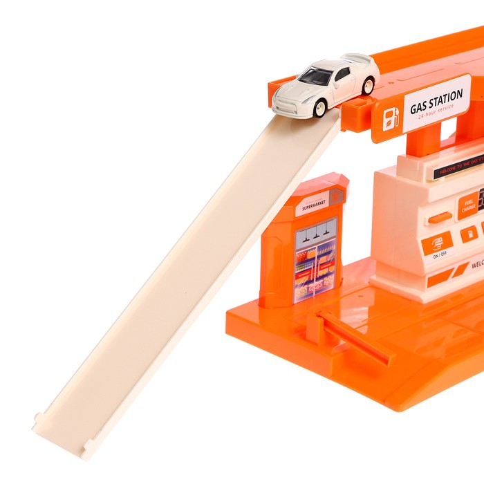 Парковка «Заправочная станция», с дисплеем, свет и звук Парковка «Заправочная станция», с дисплеем, свет и звук