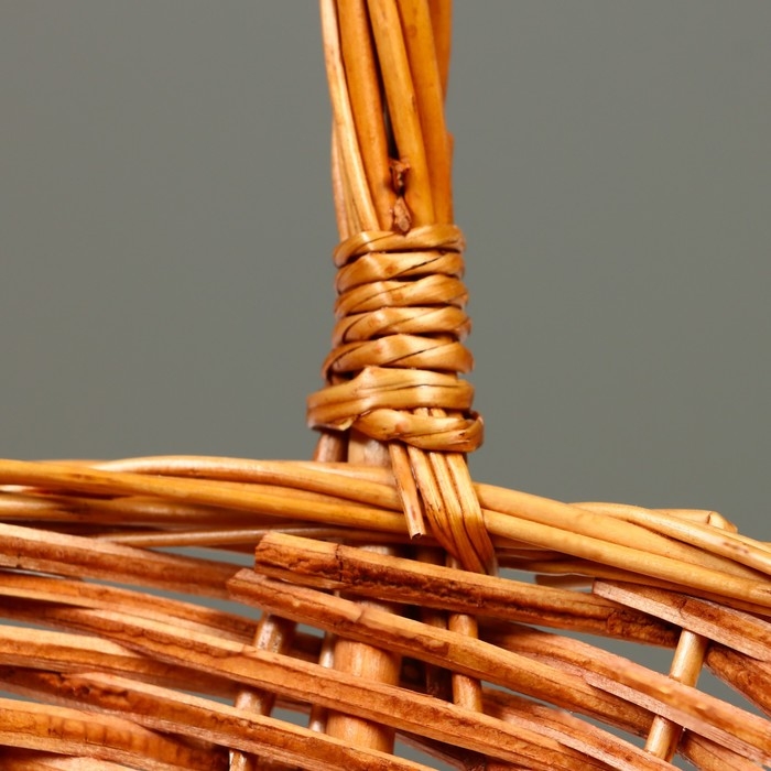 Корзина плетеная, ива, 29 х 29 х 19 х 45 см, коричневый Корзина плетеная, ива, 29 х 29 х 19 х 45 см, коричневый