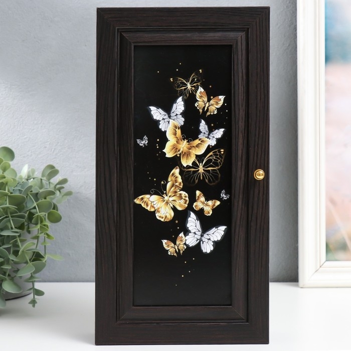 Ключница Ключница "Стайка" 16х31 см венге МИКС