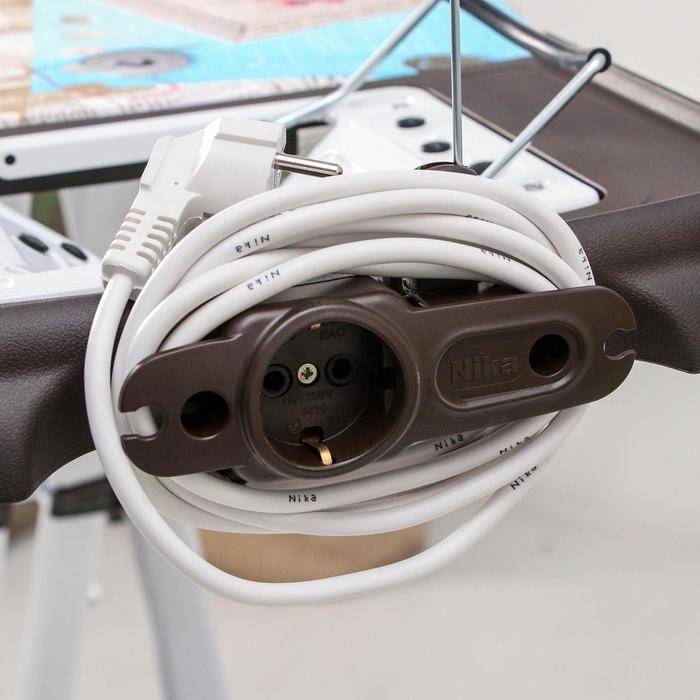 Доска гладильная Nika «Валенсия 1. Fashion», 123,5×46 см, регулируемая высота до 100 см Доска гладильная Nika «Валенсия 1. Fashion», 123,5×46 см, регулируемая высота до 100 см