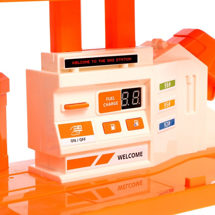 Парковка «Заправочная станция», с дисплеем, свет и звук Парковка «Заправочная станция», с дисплеем, свет и звук