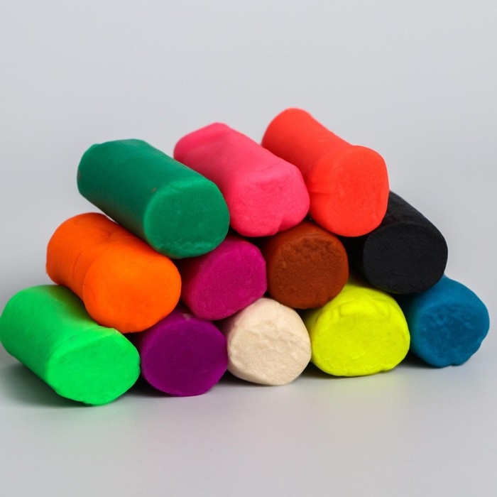 Тесто для лепки, 12 цветов по 15 гр, Смешарики Тесто для лепки, 12 цветов по 15 гр, Смешарики