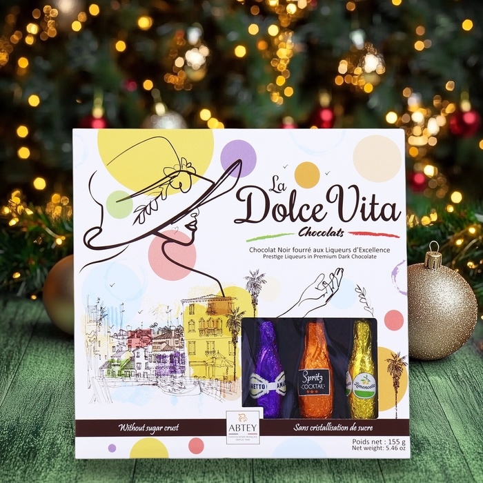 Новый год. Шоколад фигурный DOLCE VITA, ассорти ликёров, 13 г Новый год. Шоколад фигурный DOLCE VITA, ассорти ликёров, 13 г