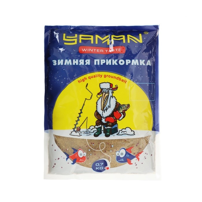Прикормка Yaman Winter Taste Плотва зимняя, карамель, цвет охра, 700 г Прикормка Yaman Winter Taste Плотва зимняя, карамель, цвет охра, 700 г