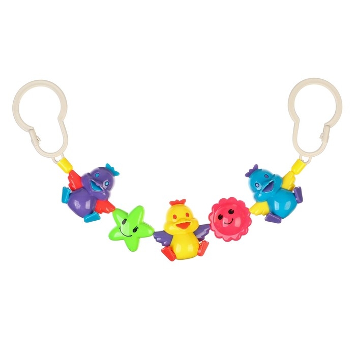 Растяжка на коляску/кроватку «Птенчики», 3 игрушки, цвет МИКС, Крошка Я Растяжка на коляску/кроватку «Птенчики», 3 игрушки, цвет МИКС, Крошка Я