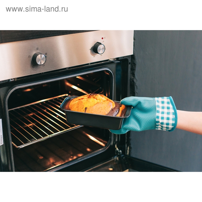 Форма для выпечки Доляна &laquo;Жаклин. Хлеб&raquo;, 30&times;13 см, антипригарное покрытие, цвет чёрный