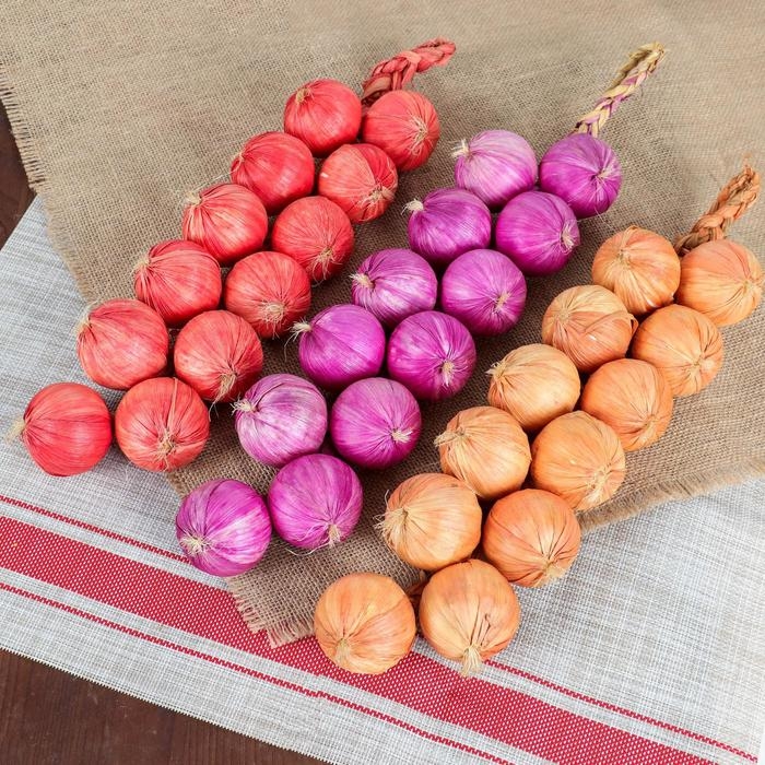 Муляж Муляж "Связка лука" 12 луковиц, микс