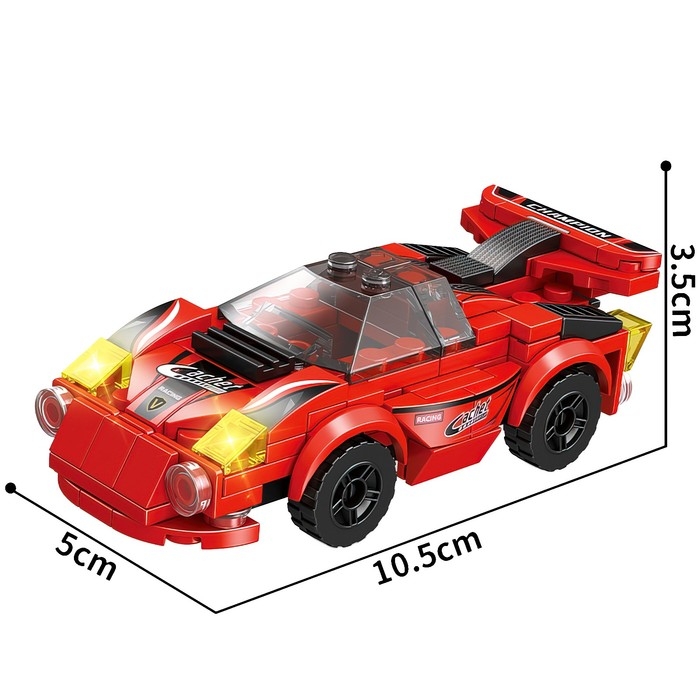Конструктор Гонка &laquo;Спорткар&raquo;, 105 деталей