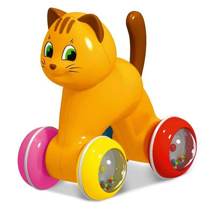 Игрушка-покатушка «Котик» Игрушка-покатушка «Котик»