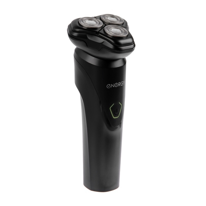 Электробритва Energy EN-726, 3 Вт, роторная, 3 головки, влажное бритьё, от АКБ, чёрная Электробритва Energy EN-726, 3 Вт, роторная, 3 головки, влажное бритьё, от АКБ, чёрная