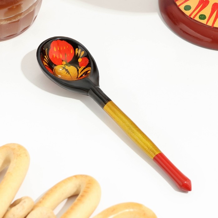 Ложка «Ягодка», 14,7×3,5 см, микс Ложка «Ягодка», 14,7×3,5 см, микс