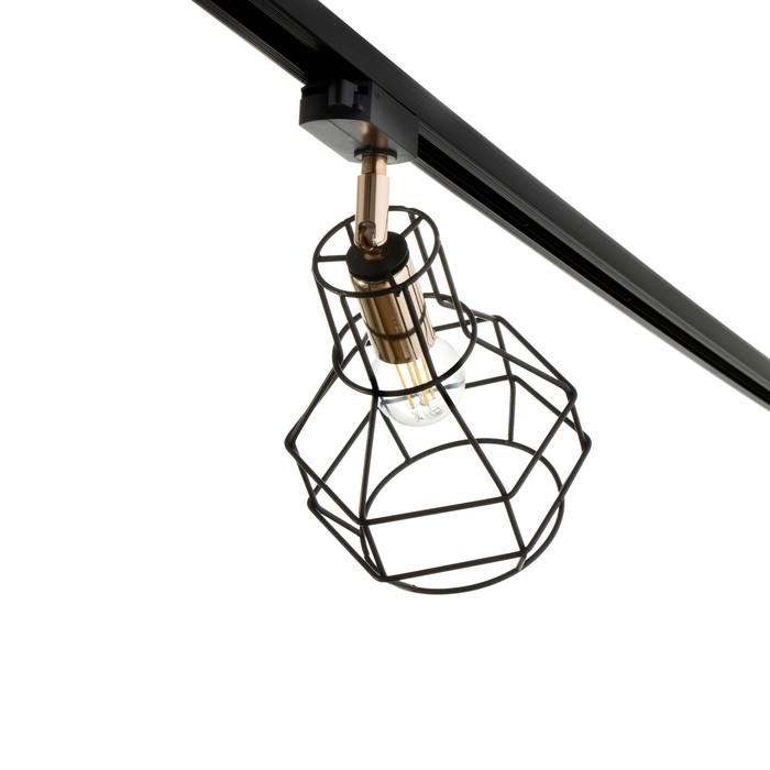 Светильник трековый Светильник трековый "Ортико" Е14 40Вт черный 20х14х13см