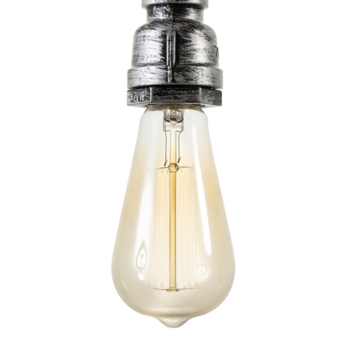 Подвес BayerLux Подвес BayerLux "Фитинг" Е27 серебро 5х5х100 см