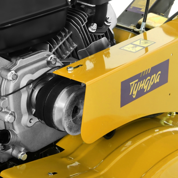 Мотоблок ТУНДРА, 7 л.с., чугунный редуктор, скорости 2/1, колеса 4.00-10", ручной старт