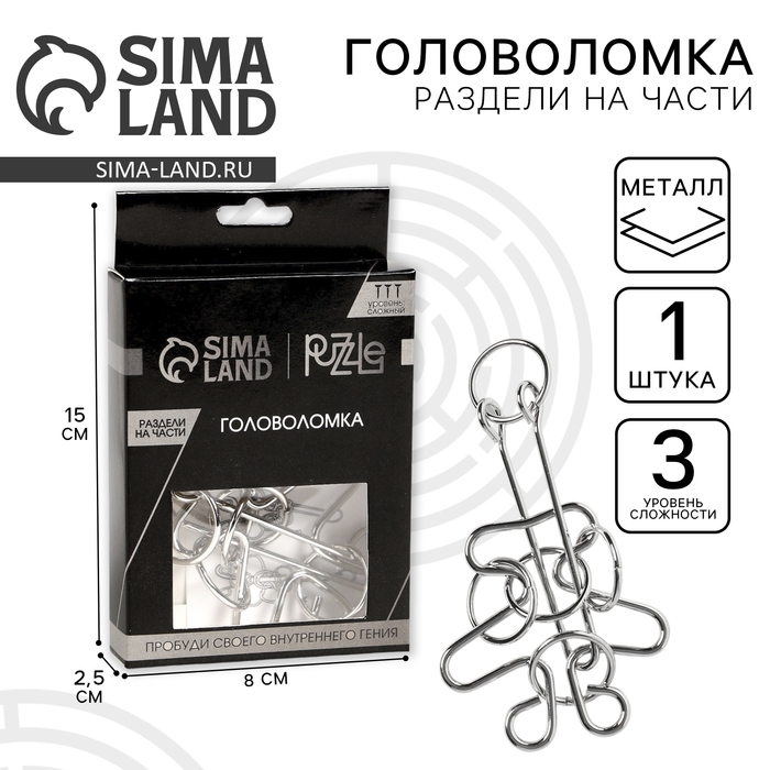 Головоломка Игры разума «Раздели на части» №10 Головоломка Игры разума «Раздели на части» №10