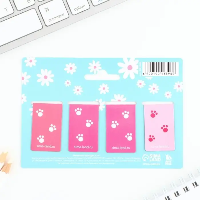 Магнитные закладки мини, 4 шт «Замурчательной весны» Магнитные закладки мини, 4 шт «Замурчательной весны»