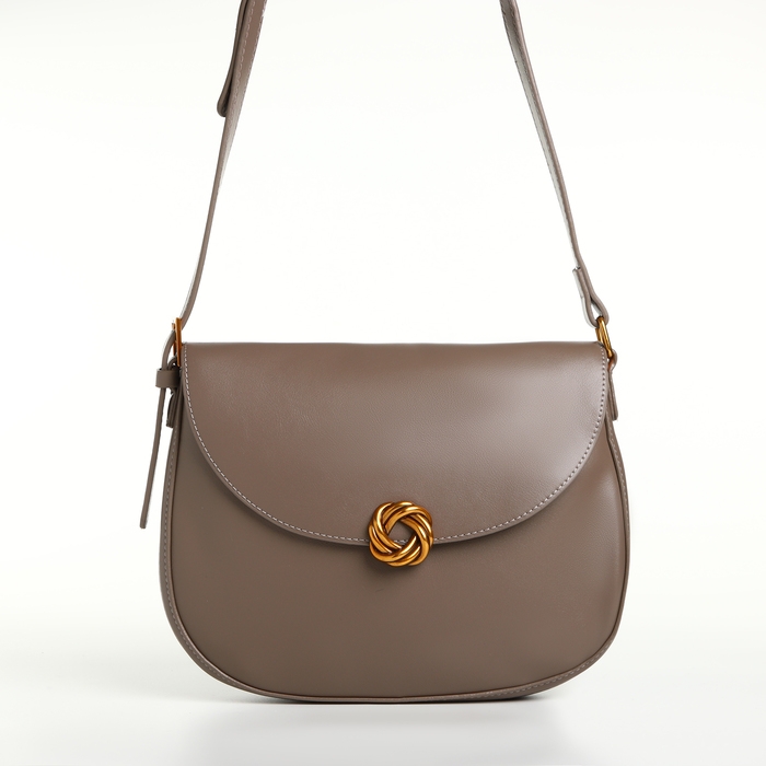 Сумка женская на клапане TEXTURA, средний размер, цвет серый Сумка женская на клапане TEXTURA, средний размер, цвет серый