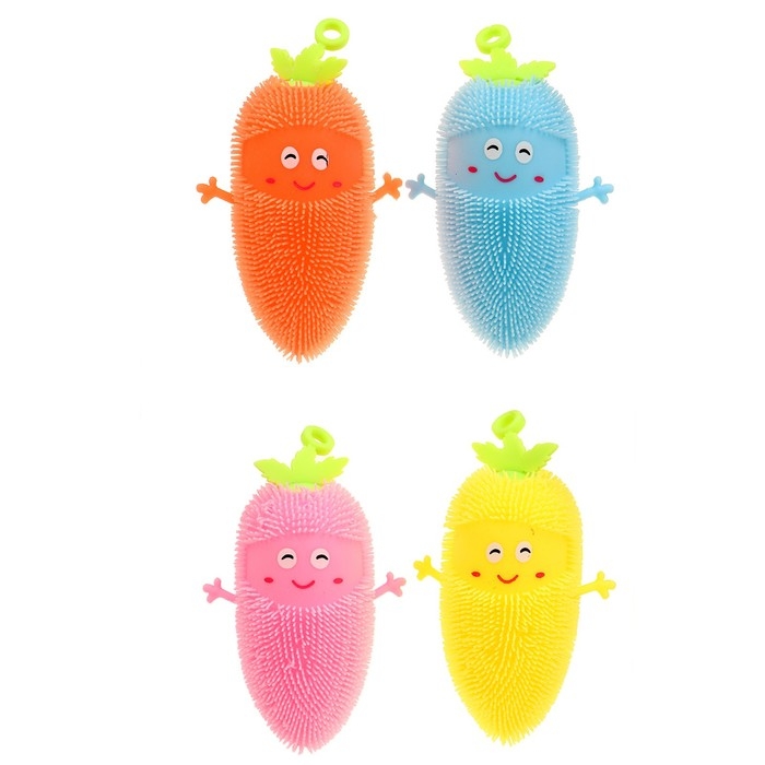 Ёжка «Морковка» световой, цвета МИКС Ёжка «Морковка» световой, цвета МИКС