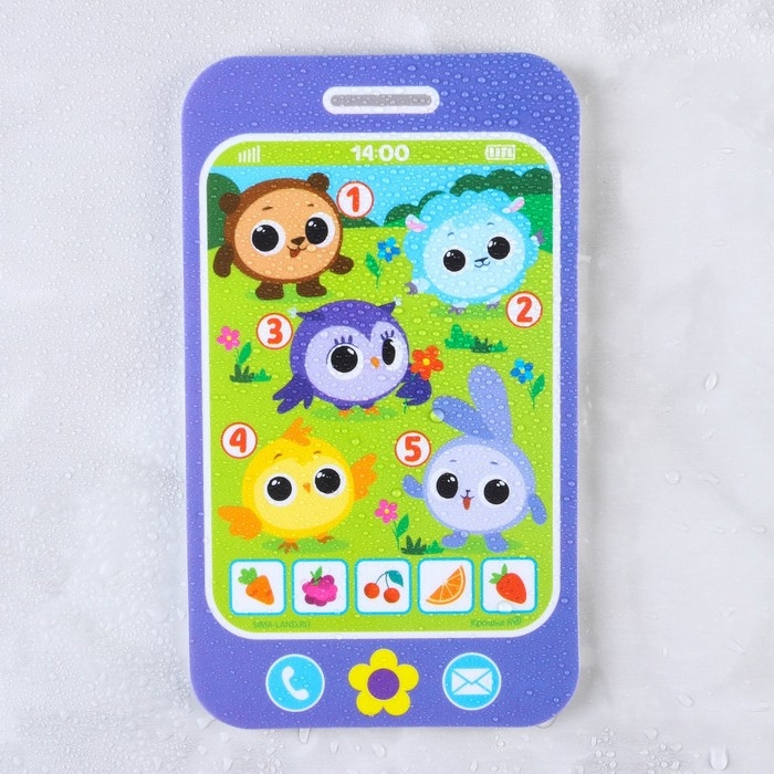 Игрушка - телефон EVA для игры в ванне &laquo;Кругляшики&raquo;, Крошка Я