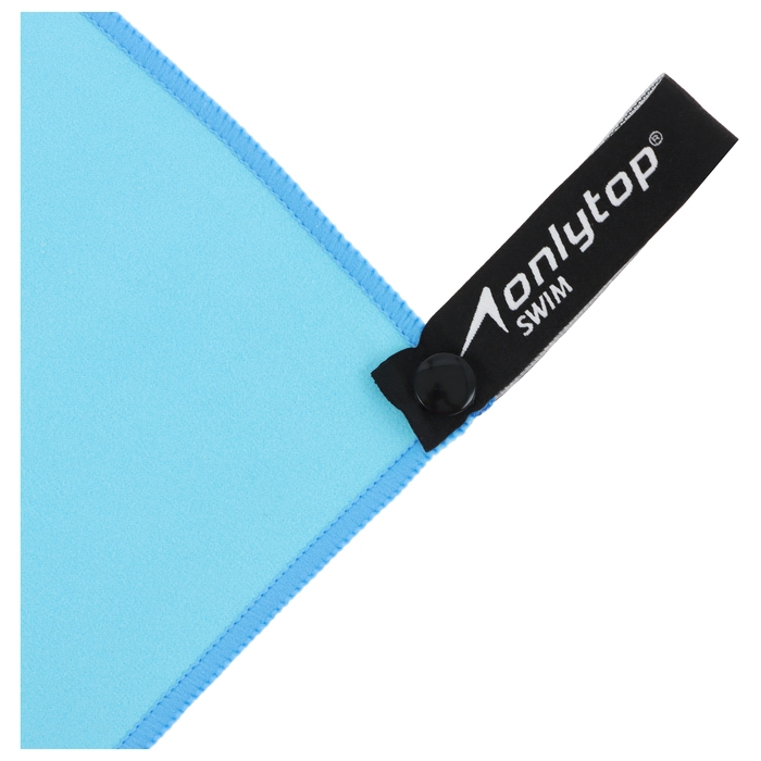 Полотенце из микрофибры ONLYTOP, 76х152 см, цвет голубой Полотенце из микрофибры ONLYTOP, 76х152 см, цвет голубой