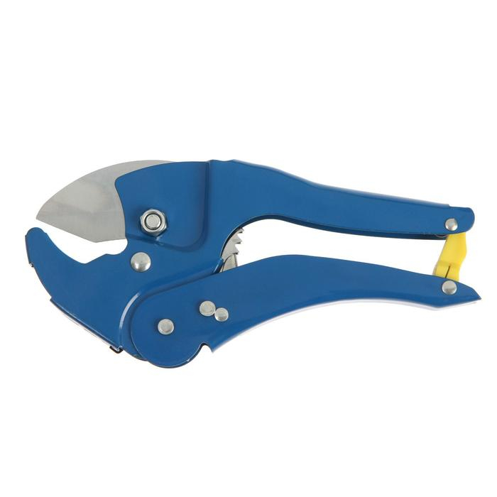 Ножницы для резки труб ТУНДРА по пластику, усиленные, полуавтомат, до 42 мм Ножницы для резки труб ТУНДРА по пластику, усиленные, полуавтомат, до 42 мм