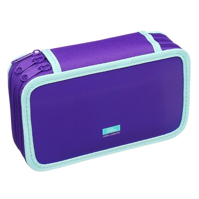 Пенал 3 секции, 125 х 205 х 55 мм, Calligrata 30П26/3  Пенал 3 секции, 125 х 205 х 55 мм, Calligrata 30П26/3 "Сиба", ламинированный картон