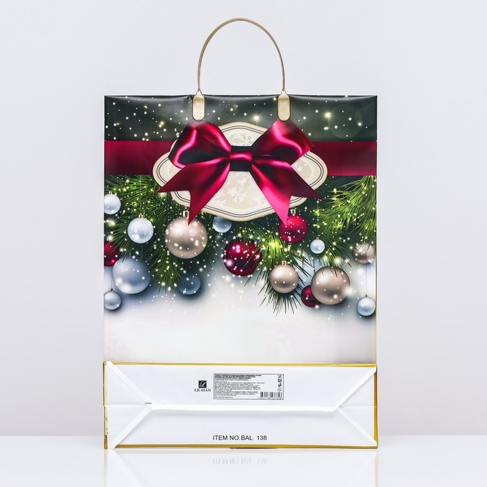 Новый год. Пакет  Новый год. Пакет "Украшение", мягкий пластик, 41х32 см.