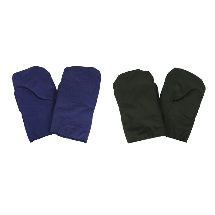 Рукавицы утеплённые, диагональ, один слой ватина, МИКС, Greengo