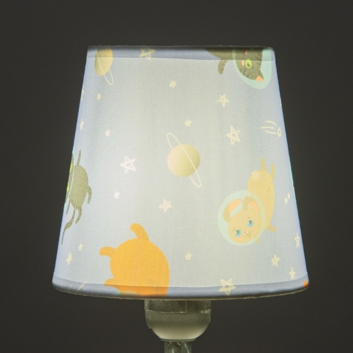 Абажур универсальный  Абажур универсальный "Космос"  прищепка 14х14х13см