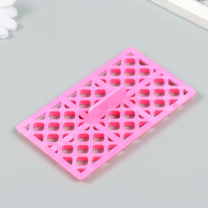 Штамп пластик Штамп пластик "Ромб с бабочками" 12,8х7.5 см