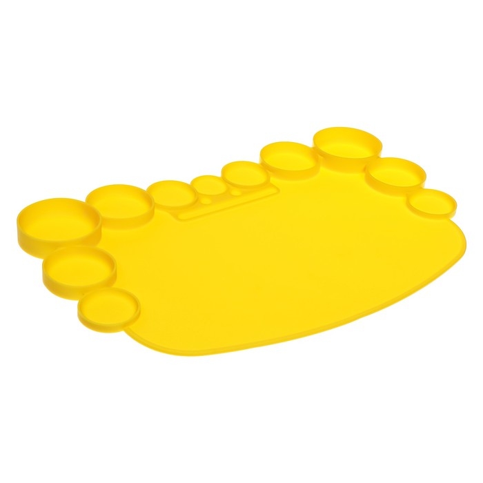 Коврик для творчества 345х230 мм  Коврик для творчества 345х230 мм "Мульти-Пульти", силиконовый, желтый