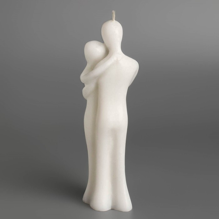 Свеча фигурная  Свеча фигурная "Влюбленная пара", 15х5 см, белый