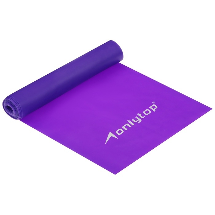 Эспандер ленточный для фитнеса ONLYTOP, 150х15х0,04 см, 10 кг, цвета МИКС Эспандер ленточный для фитнеса ONLYTOP, 150х15х0,04 см, 10 кг, цвета МИКС