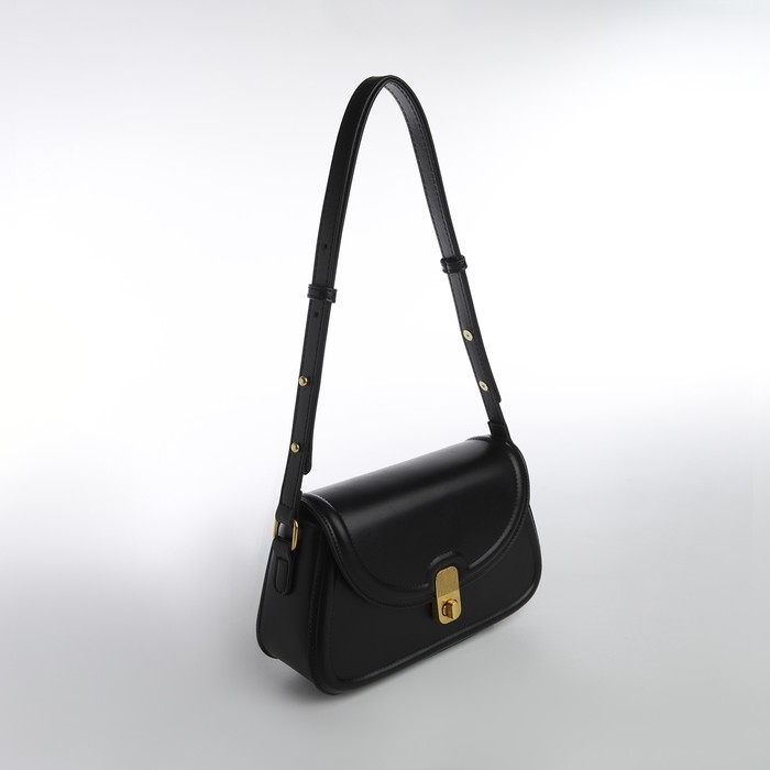 Сумка женская TEXTURA, мессенджер, средний размер, цвет чёрный Сумка женская TEXTURA, мессенджер, средний размер, цвет чёрный