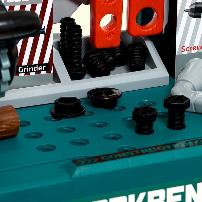 Игровой модуль 2 в 1 «Верстак», 78 элементов Игровой модуль 2 в 1 «Верстак», 78 элементов